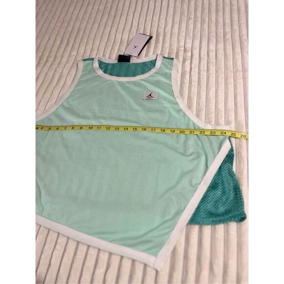 Nike Jordan Essential Mesh Jersey Woman's Top Mint  Size1X  Active - Picture 4 of 8